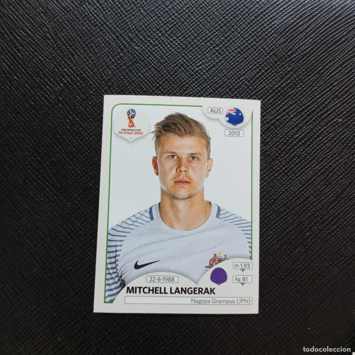 Cromos de f&uacute;tbol: 215 MITCHELL LANGERAK AUSTRALIA PANINI MUNDIAL RUSIA 2018 CROMO FUTBOL 18 - SIN PEGAR - CJ2 .