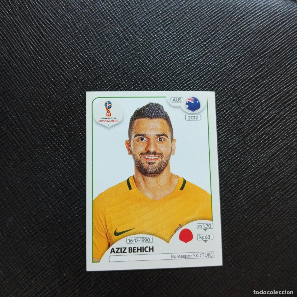 Cromos de f&uacute;tbol: 218 AZIZ BEHICH AUSTRALIA PANINI MUNDIAL RUSIA 2018 CROMO FUTBOL 18 - SIN PEGAR - CJ2