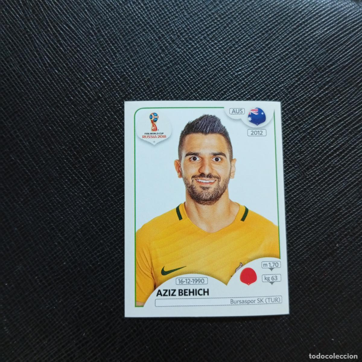 Cromos de f&uacute;tbol: 218 AZIZ BEHICH AUSTRALIA PANINI MUNDIAL RUSIA 2018 CROMO FUTBOL 18 - SIN PEGAR - CJ2 .