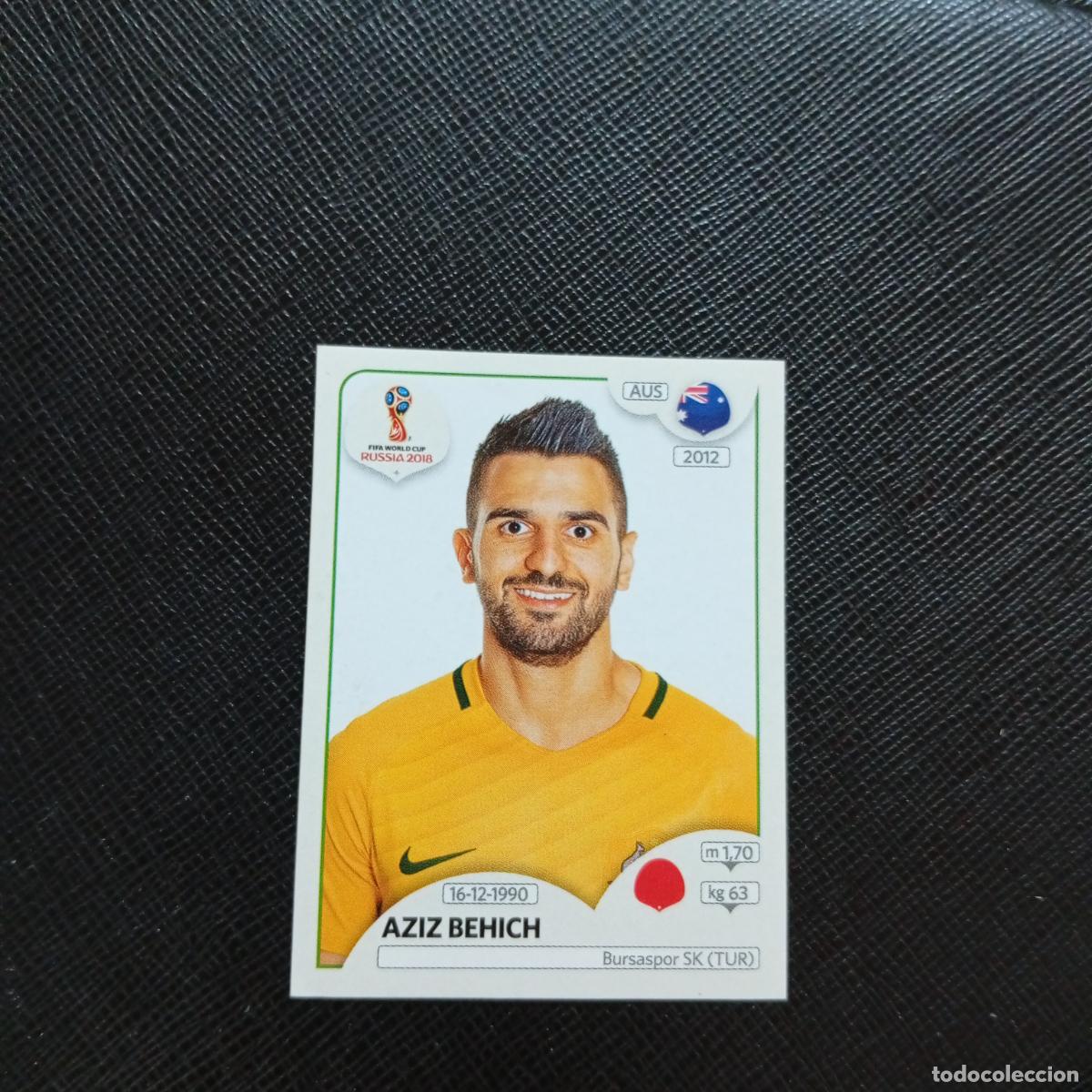 Cromos de f&uacute;tbol: 218 AZIZ BEHICH AUSTRALIA PANINI MUNDIAL RUSIA 2018 CROMO FUTBOL 18 - SIN PEGAR - CJ2 ..