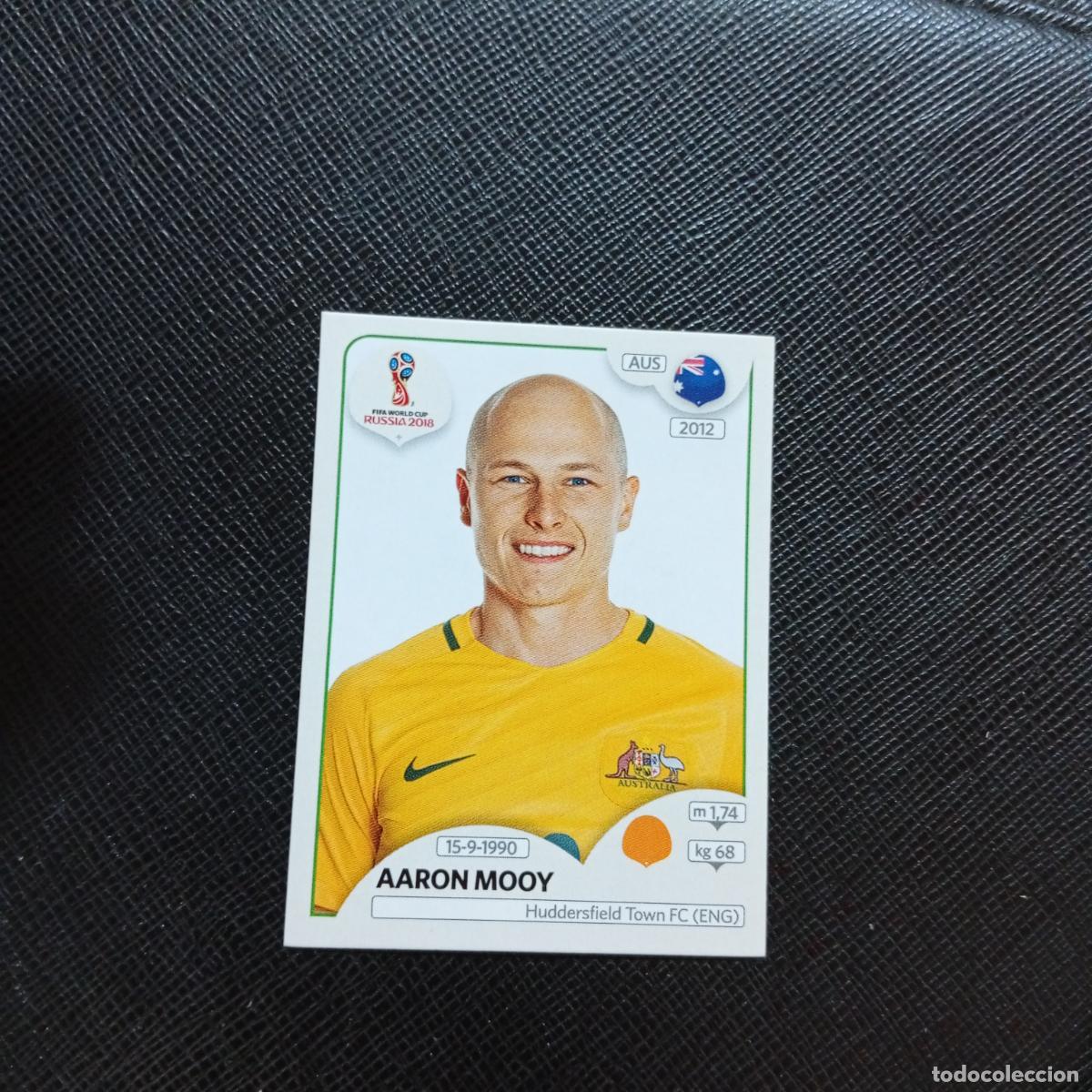 Cromos de f&uacute;tbol: 222 AARON MOOY AUSTRALIA PANINI MUNDIAL RUSIA 2018 CROMO FUTBOL 18 - SIN PEGAR - CJ2