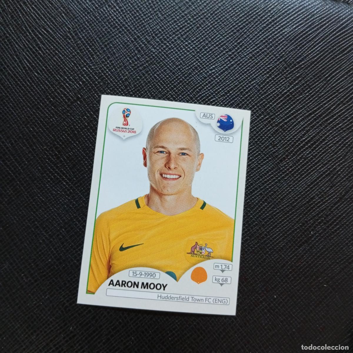 Cromos de f&uacute;tbol: 222 AARON MOOY AUSTRALIA PANINI MUNDIAL RUSIA 2018 CROMO FUTBOL 18 - SIN PEGAR - CJ2