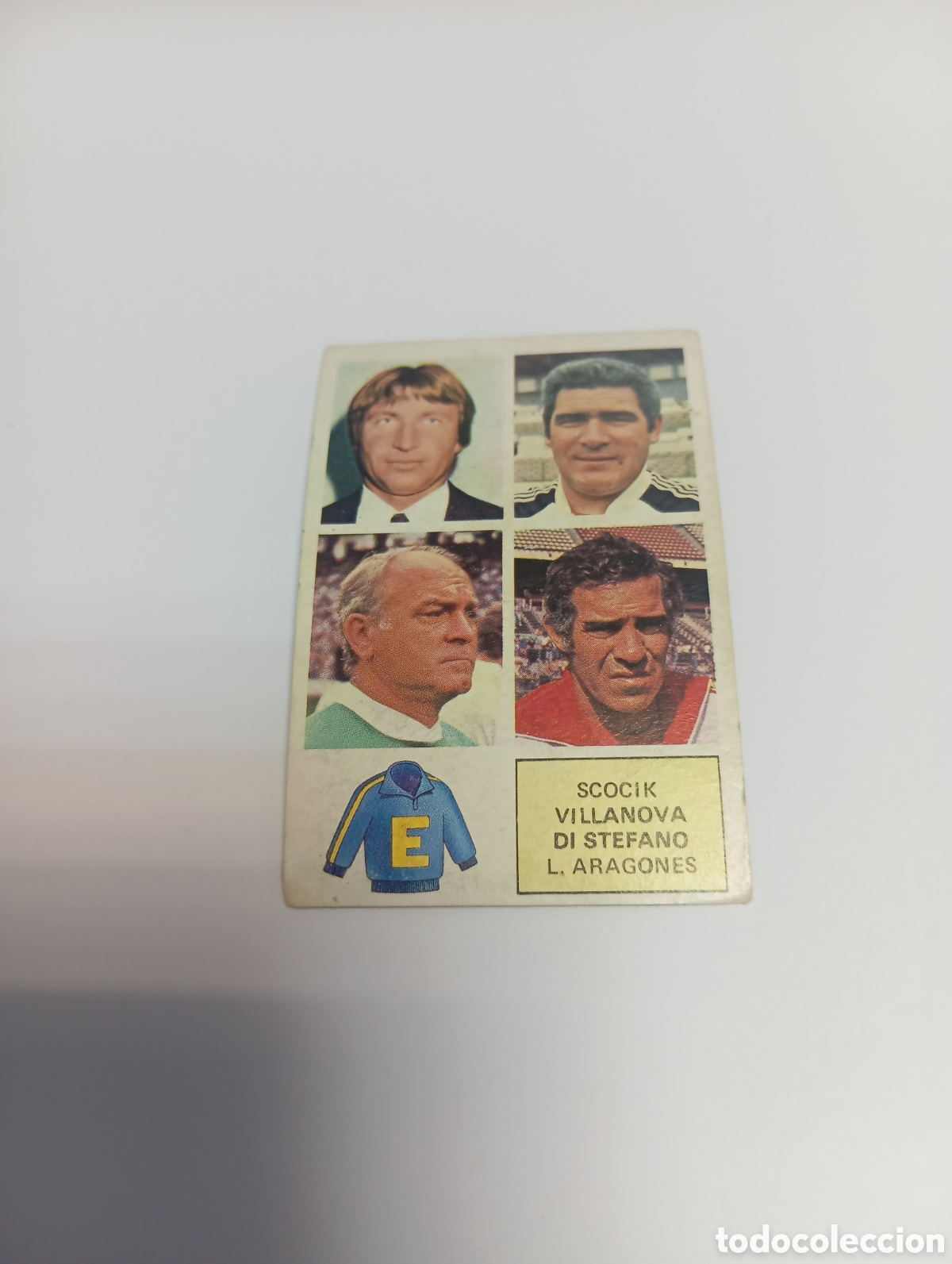 Cromos de f&uacute;tbol: ENTRENADORES SCOCIK VILLANOVA DI STEFANO ARAGONES Liga Este 1982 1983 NUEVO 82 83 SIN PEGAR