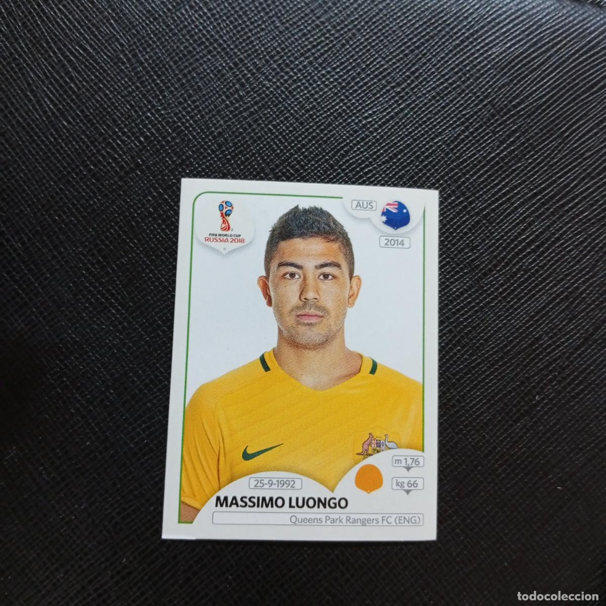 Cromos de f&uacute;tbol: 225 MASSIMO LUONGO AUSTRALIA PANINI MUNDIAL RUSIA 2018 CROMO FUTBOL 18 - SIN PEGAR - CJ2