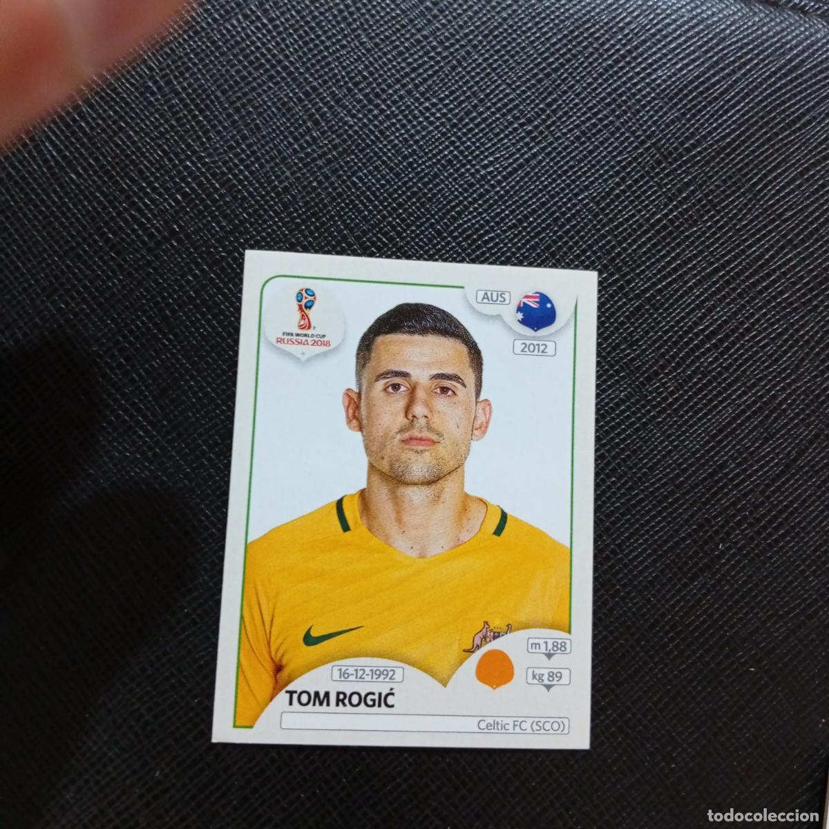Cromos de f&uacute;tbol: 227 TOM ROGIC AUSTRALIA PANINI MUNDIAL RUSIA 2018 CROMO FUTBOL 18 - SIN PEGAR - CJ2