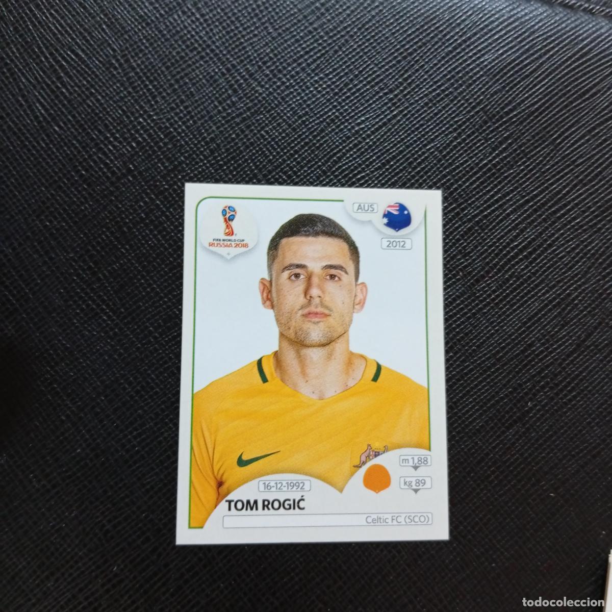Cromos de f&uacute;tbol: 227 TOM ROGIC AUSTRALIA PANINI MUNDIAL RUSIA 2018 CROMO FUTBOL 18 - SIN PEGAR - CJ2