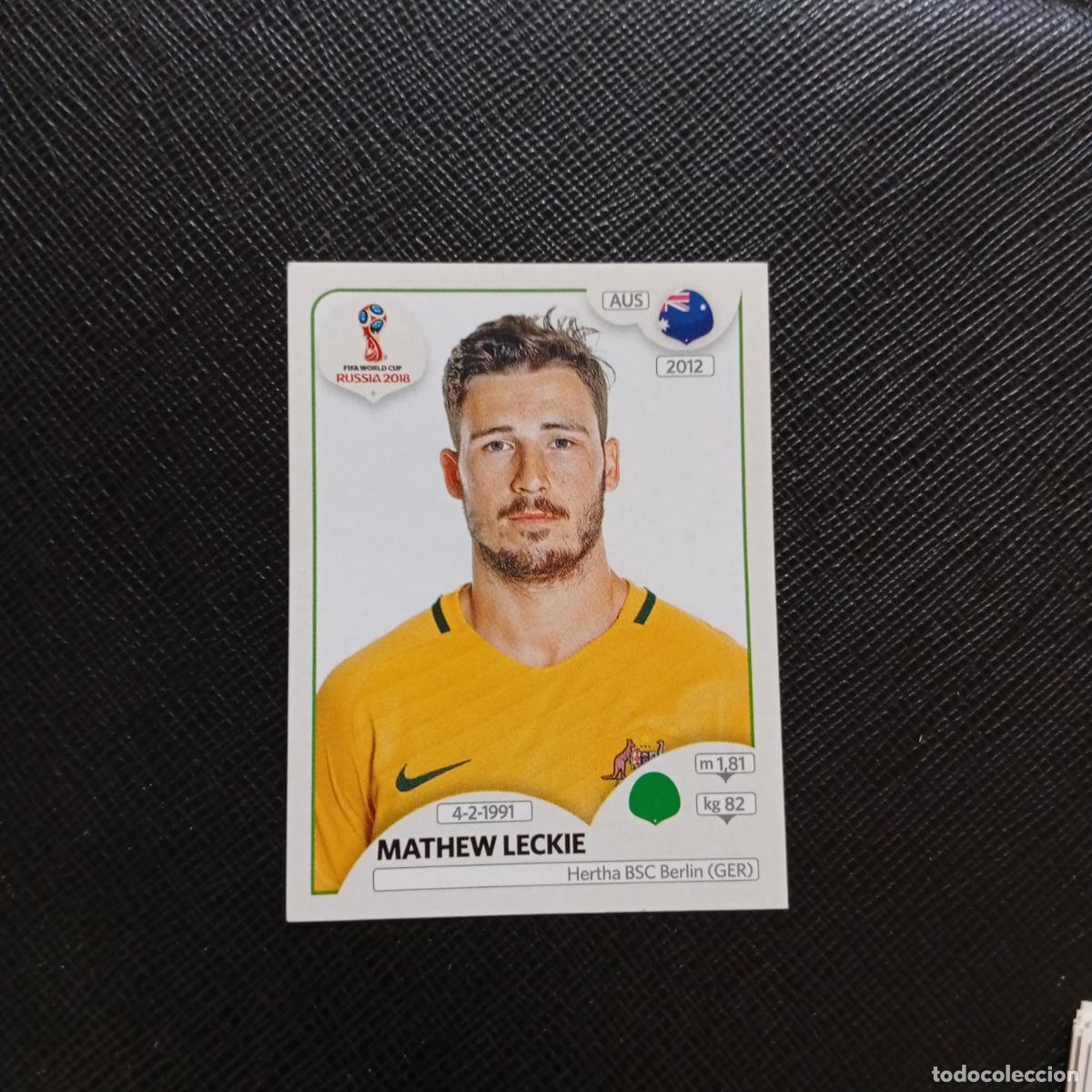 Fu&szlig;ball-Sticker: 229 MATHEW LECKIE AUSTRALIA PANINI MUNDIAL RUSIA 2018 CROMO FUTBOL 18 - SIN PEGAR - CJ2
