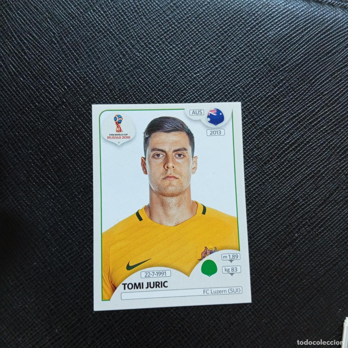 Cromos de f&uacute;tbol: 230 TOMI JURIC AUSTRALIA PANINI MUNDIAL RUSIA 2018 CROMO FUTBOL 18 - SIN PEGAR - CJ2 ..