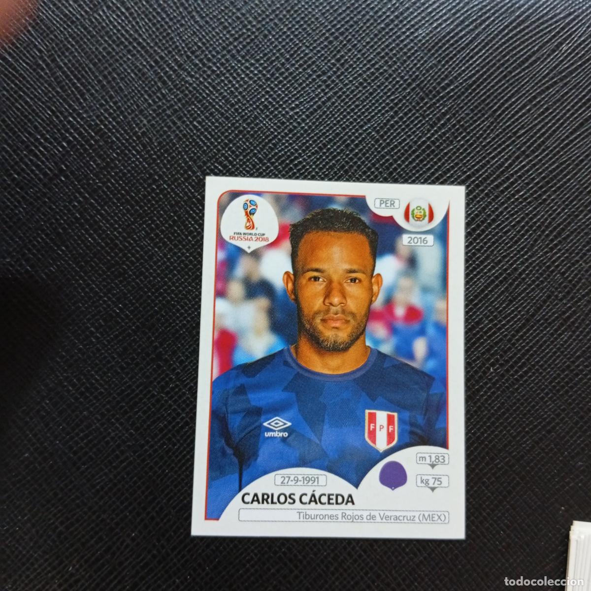 Cromos de f&uacute;tbol: 235 CARLOS CACEDA PERU PANINI MUNDIAL RUSIA 2018 CROMO FUTBOL 18 - SIN PEGAR - CJ2
