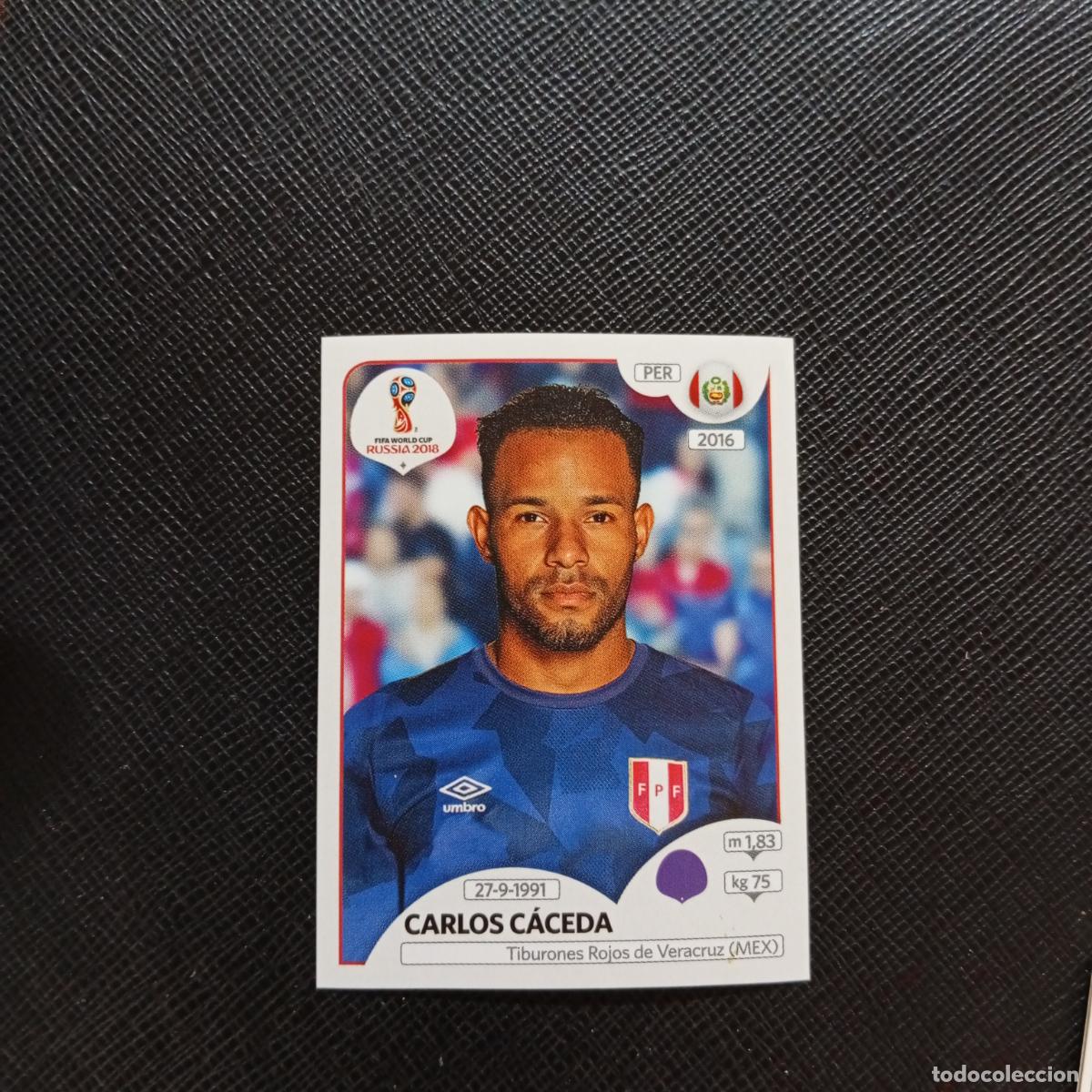 Cromos de f&uacute;tbol: 235 CARLOS CACEDA PERU PANINI MUNDIAL RUSIA 2018 CROMO FUTBOL 18 - SIN PEGAR - CJ2 .
