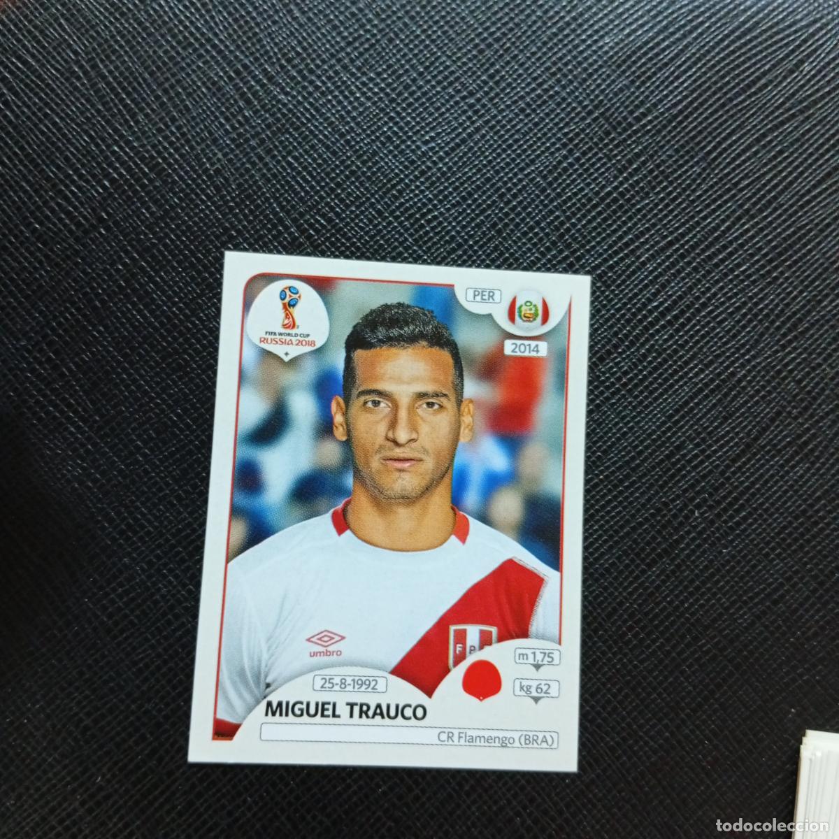 Cromos de f&uacute;tbol: 237 MIGUEL TRAUCO PERU PANINI MUNDIAL RUSIA 2018 CROMO FUTBOL 18 - SIN PEGAR - CJ2 .....
