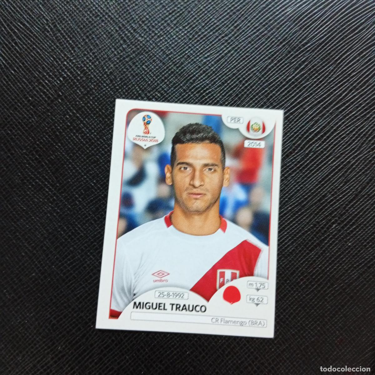 Cromos de f&uacute;tbol: 237 MIGUEL TRAUCO PERU PANINI MUNDIAL RUSIA 2018 CROMO FUTBOL 18 - SIN PEGAR - CJ2 .