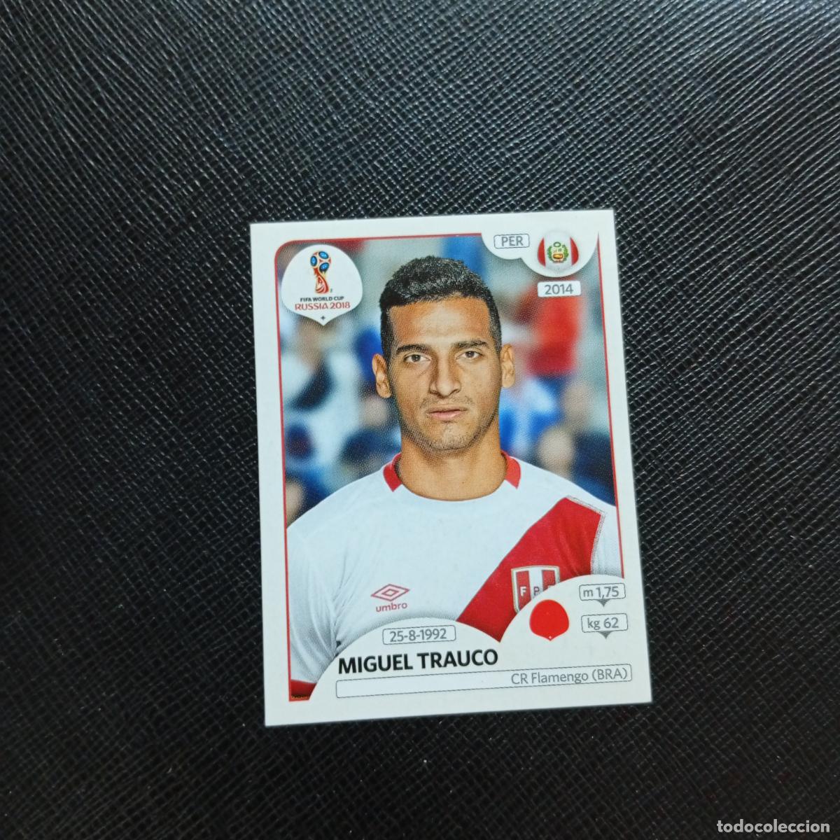 Cromos de f&uacute;tbol: 237 MIGUEL TRAUCO PERU PANINI MUNDIAL RUSIA 2018 CROMO FUTBOL 18 - SIN PEGAR - CJ2 .
