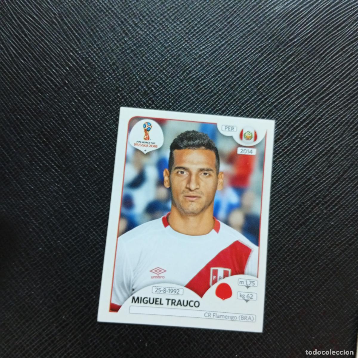 Cromos de f&uacute;tbol: 237 MIGUEL TRAUCO PERU PANINI MUNDIAL RUSIA 2018 CROMO FUTBOL 18 - SIN PEGAR - CJ2 .