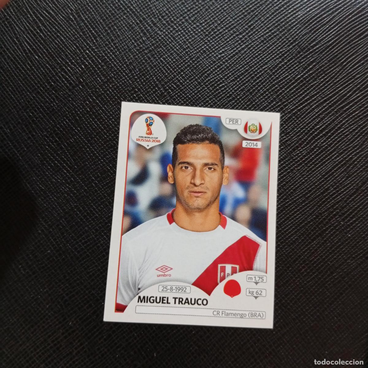 Cromos de f&uacute;tbol: 237 MIGUEL TRAUCO PERU PANINI MUNDIAL RUSIA 2018 CROMO FUTBOL 18 - SIN PEGAR - CJ2