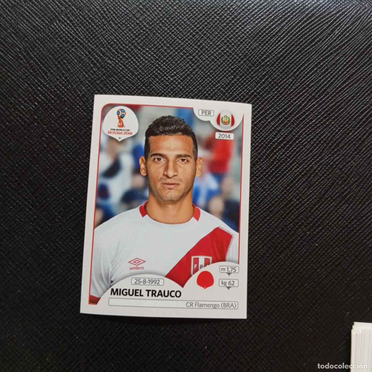 Cromos de f&uacute;tbol: 237 MIGUEL TRAUCO PERU PANINI MUNDIAL RUSIA 2018 CROMO FUTBOL 18 - SIN PEGAR - CJ2 .......
