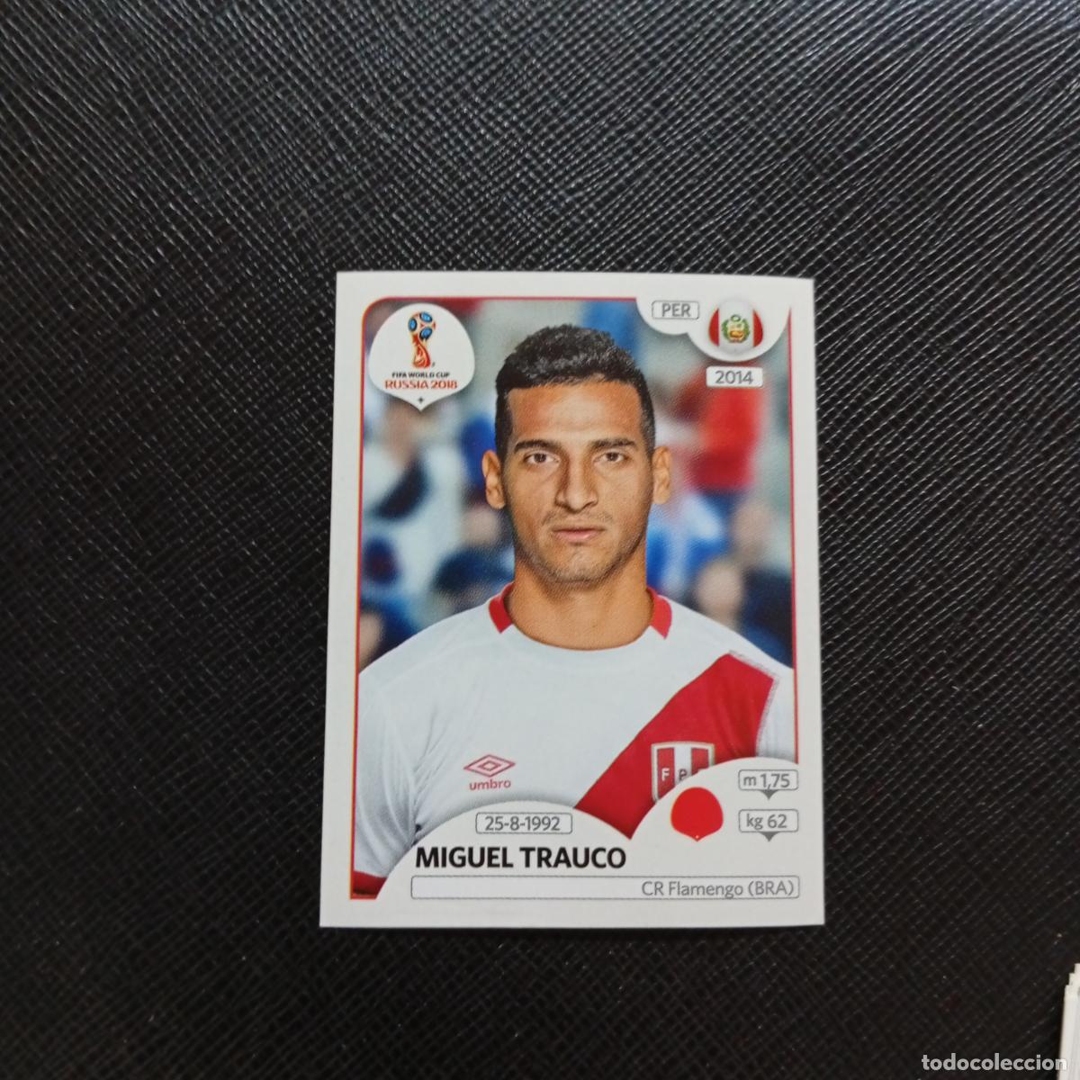 Cromos de f&uacute;tbol: 237 MIGUEL TRAUCO PERU PANINI MUNDIAL RUSIA 2018 CROMO FUTBOL 18 - SIN PEGAR - CJ2 .......