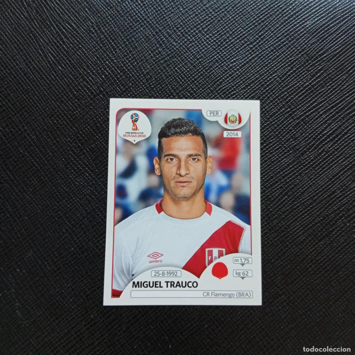 Cromos de f&uacute;tbol: 237 MIGUEL TRAUCO PERU PANINI MUNDIAL RUSIA 2018 CROMO FUTBOL 18 - SIN PEGAR - CJ2 ........