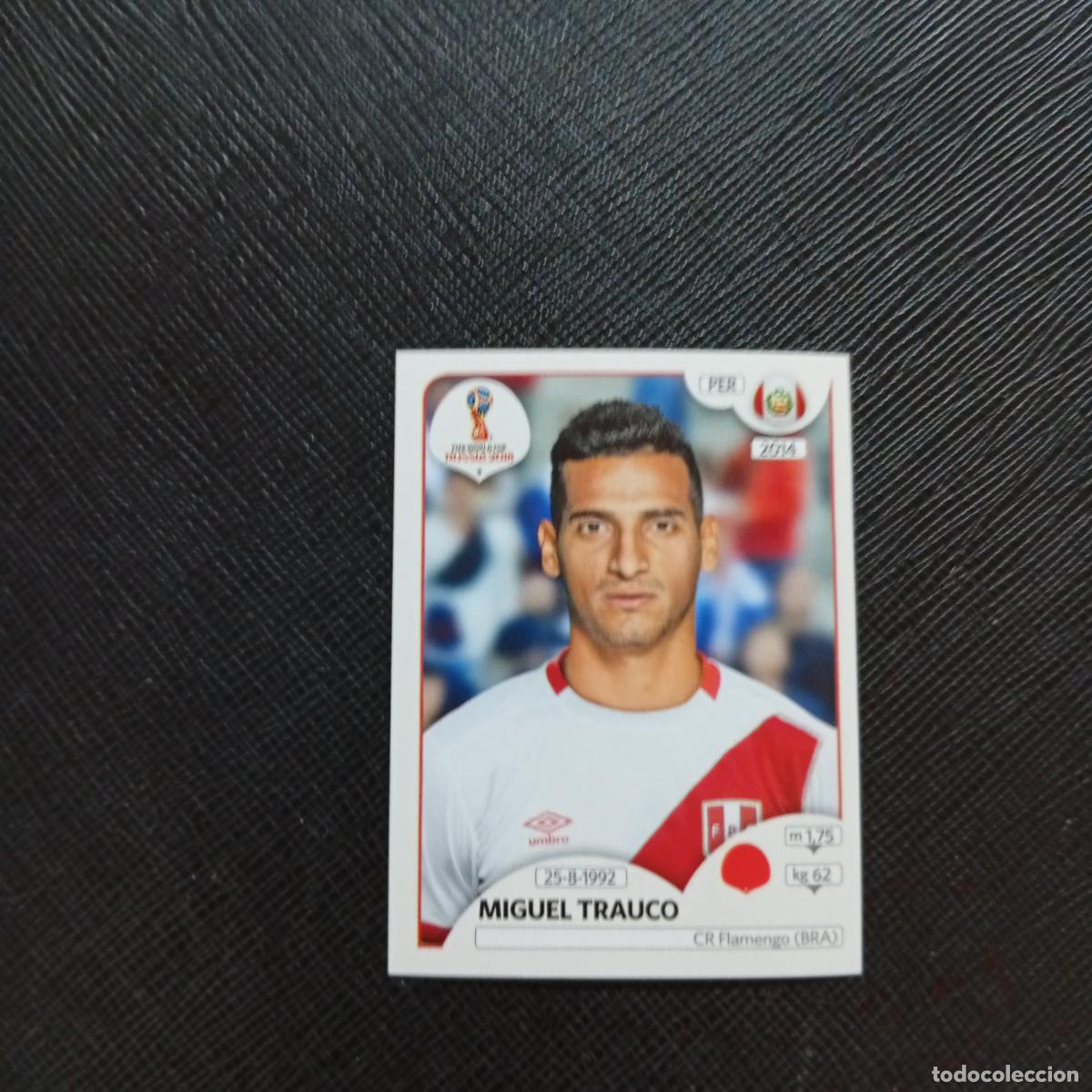 Cromos de f&uacute;tbol: 237 MIGUEL TRAUCO PERU PANINI MUNDIAL RUSIA 2018 CROMO FUTBOL 18 - SIN PEGAR - CJ2 .........