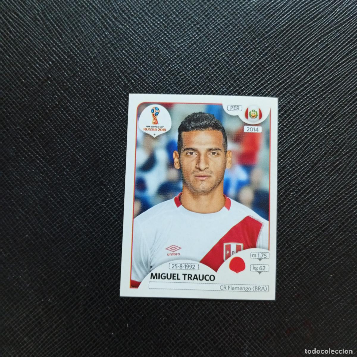 Cromos de f&uacute;tbol: 237 MIGUEL TRAUCO PERU PANINI MUNDIAL RUSIA 2018 CROMO FUTBOL 18 - SIN PEGAR - CJ2 .........
