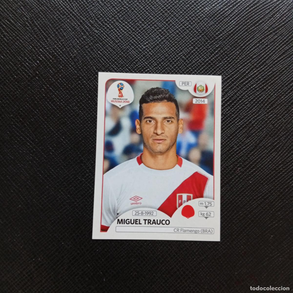 Cromos de f&uacute;tbol: 237 MIGUEL TRAUCO PERU PANINI MUNDIAL RUSIA 2018 CROMO FUTBOL 18 - SIN PEGAR - CJ2 ...........