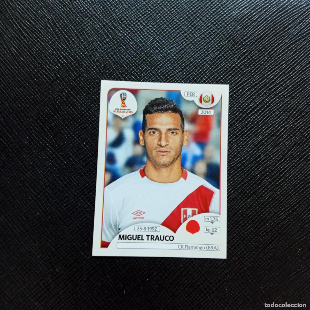 Cromos de f&uacute;tbol: 237 MIGUEL TRAUCO PERU PANINI MUNDIAL RUSIA 2018 CROMO FUTBOL 18 - SIN PEGAR - CJ2 ...........