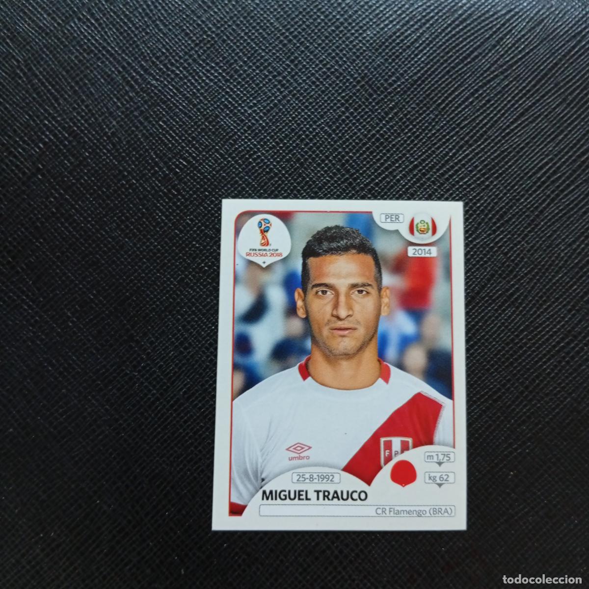 Cromos de f&uacute;tbol: 237 MIGUEL TRAUCO PERU PANINI MUNDIAL RUSIA 2018 CROMO FUTBOL 18 - SIN PEGAR - CJ2 ...........