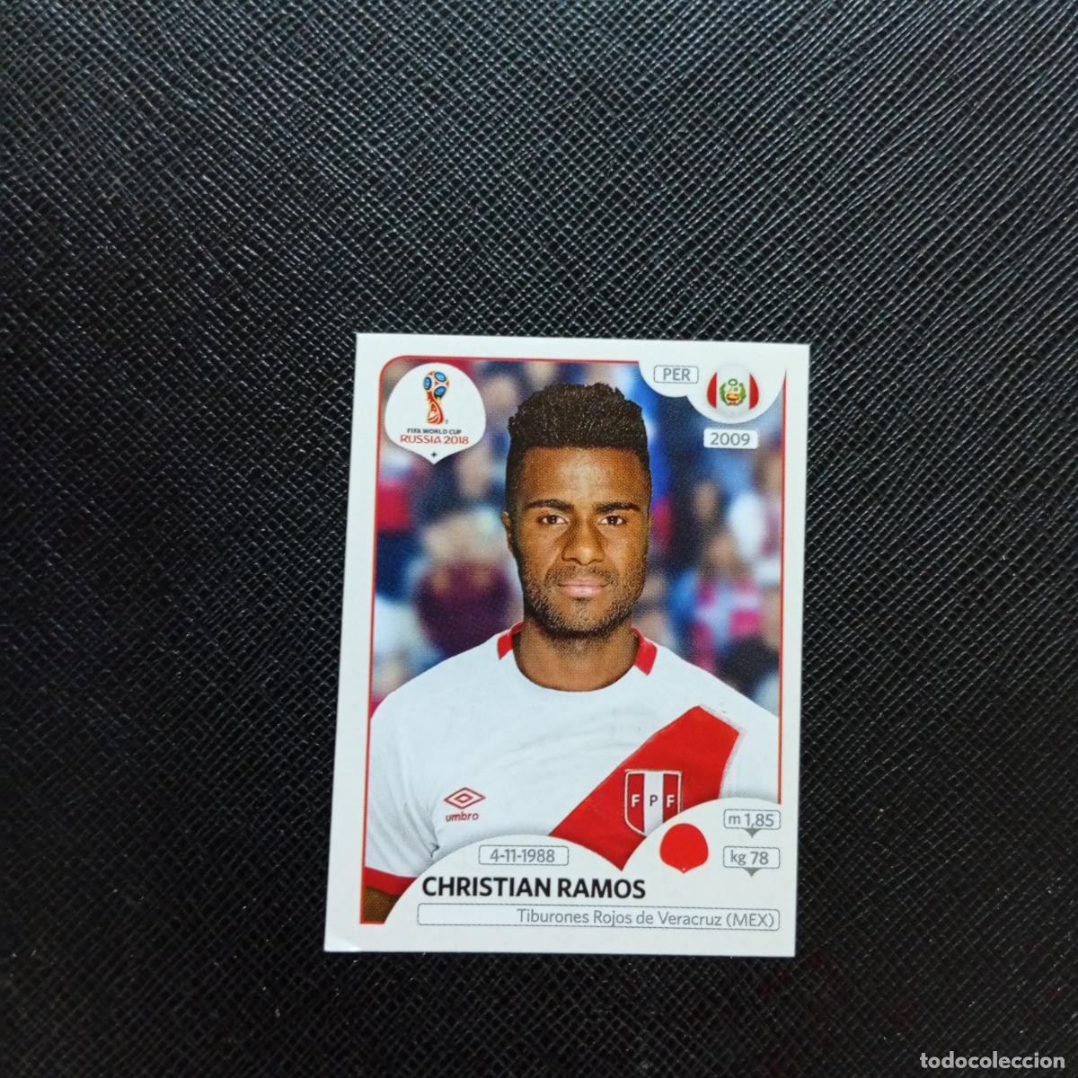 Cromos de f&uacute;tbol: 238 CHRISTIAN RAMOS PERU PANINI MUNDIAL RUSIA 2018 CROMO FUTBOL 18 - SIN PEGAR - CJ2