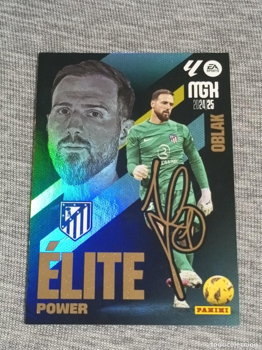 Cromos de f&uacute;tbol: MEGACRACKS 24 25 OBLAK P12 ELITE POWER
