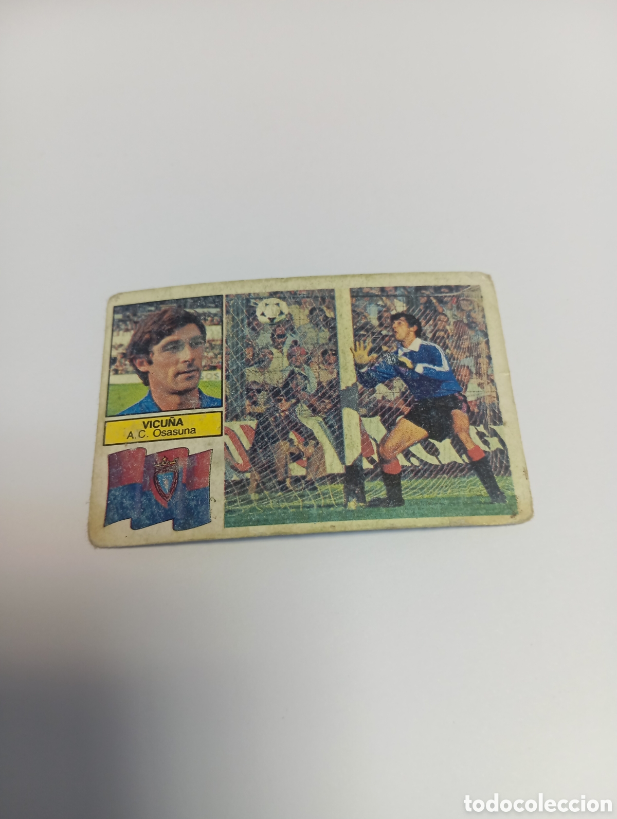 Figurine di Calcio: VICU&Ntilde;A Osasuna Liga Este 1982 1983 NUEVO 82 83 SIN PEGAR