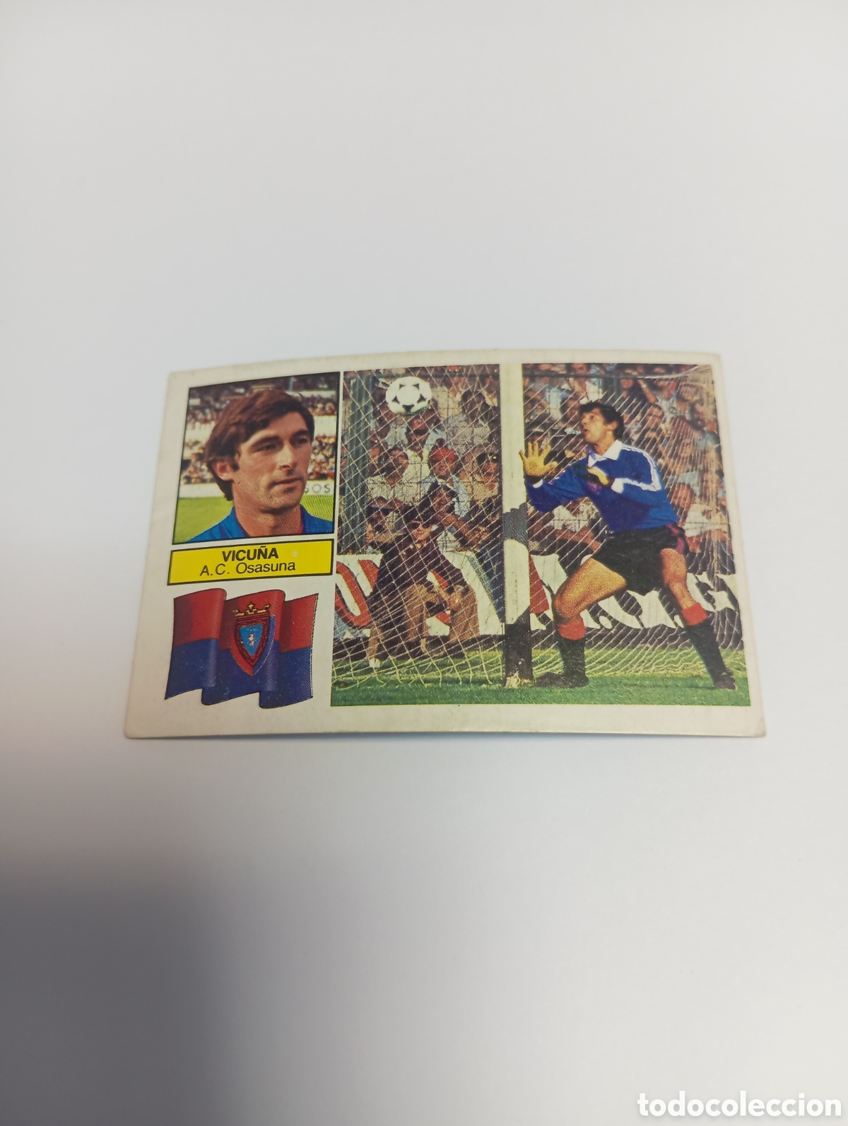 Figurine di Calcio: VICU&Ntilde;A Osasuna Liga Este 1982 1983 NUEVO 82 83 SIN PEGAR