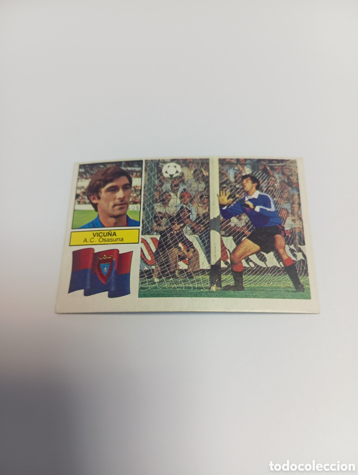 Figurine di Calcio: VICU&Ntilde;A Osasuna Liga Este 1982 1983 NUEVO 82 83 SIN PEGAR