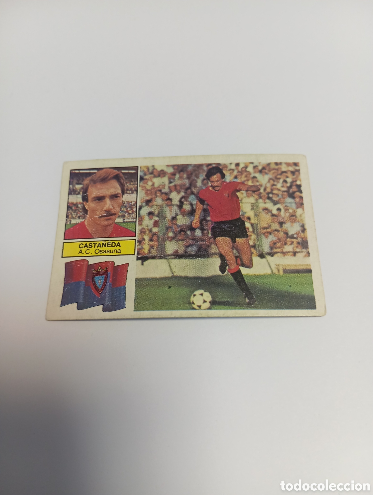 Fu&szlig;ball-Sticker: CASTA&Ntilde;EDA Osasuna Liga Este 1982 1983 RECUPERADO 82 83