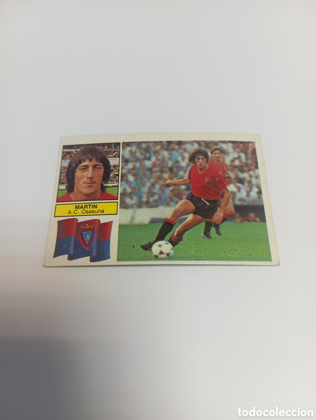 Fu&szlig;ball-Sticker: MART&Iacute;N Osasuna Liga Este 1982 1983 NUEVO 82 83 SIN PEGAR