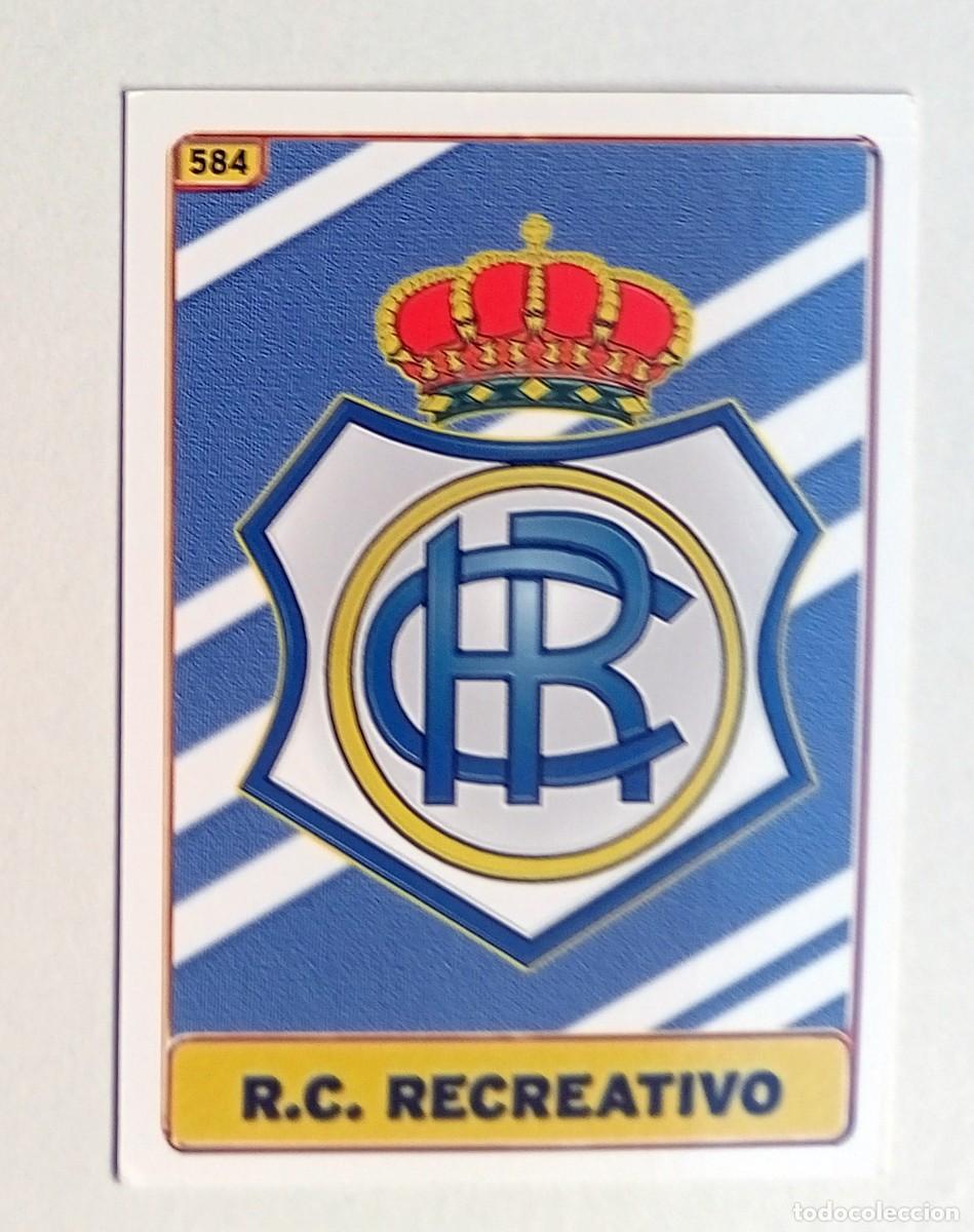 Fu&szlig;ball-Sticker: CROMO FUTBOL TRADING CARDS MUNDICROMO 2005: ESCUDO RECREATIVO DE HUELVA