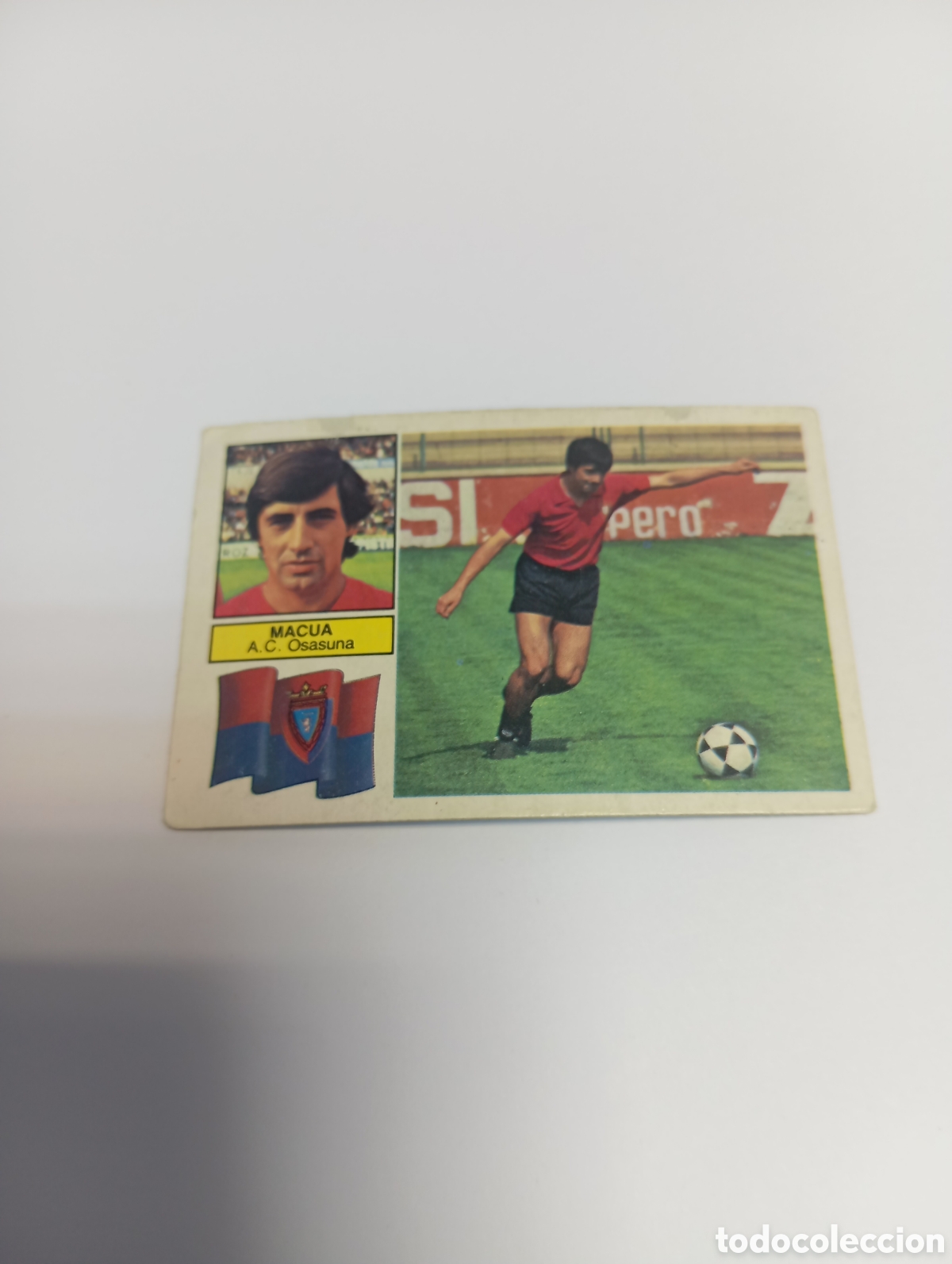 Cromos de f&uacute;tbol: MACUA Osasuna Liga Este 1982 1983 NUEVO 82 83 SIN PEGAR