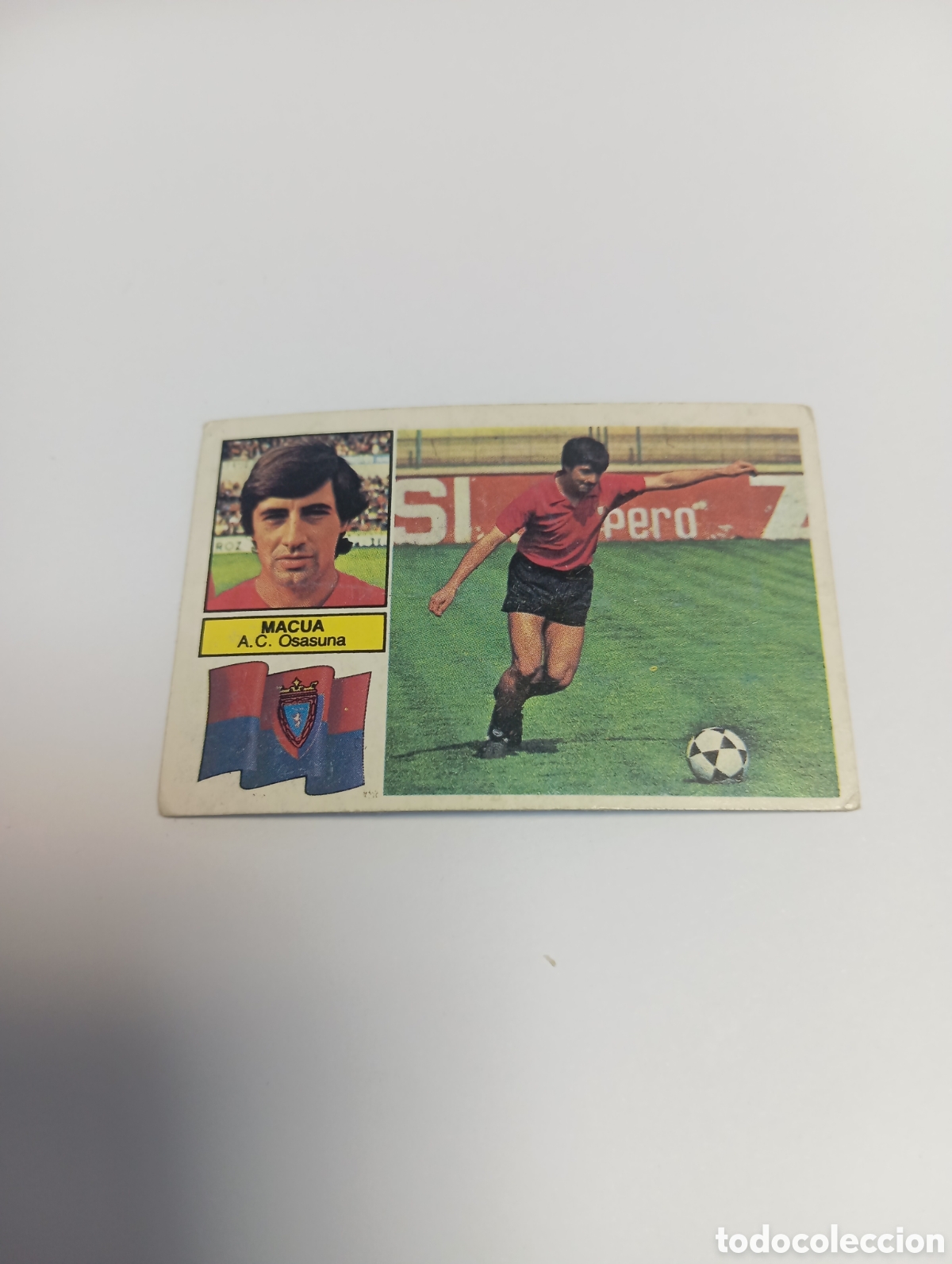 Cromos de f&uacute;tbol: MACUA Osasuna Liga Este 1982 1983 NUEVO 82 83 SIN PEGAR