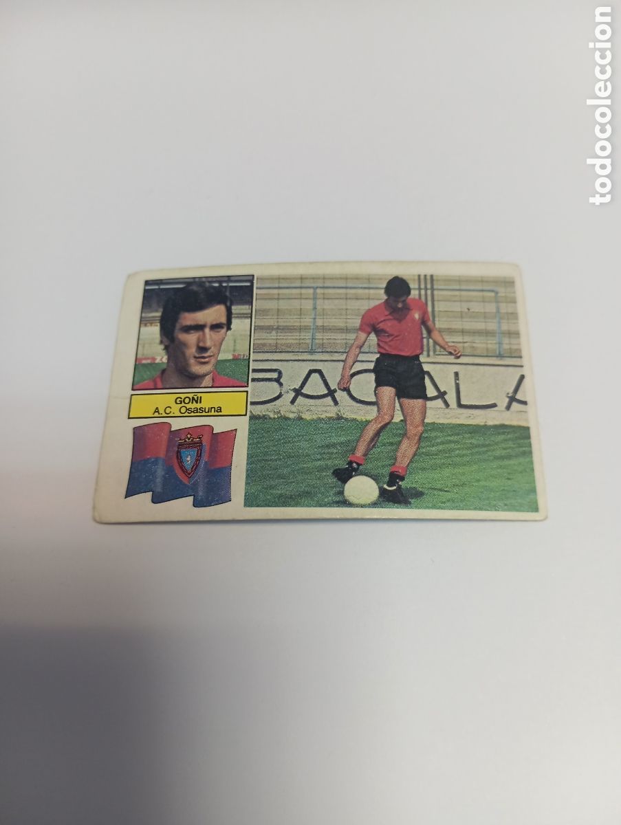 Cromos de f&uacute;tbol: GO&Ntilde;I Osasuna Liga Este 1982 1983 NUEVO 82 83 SIN PEGAR