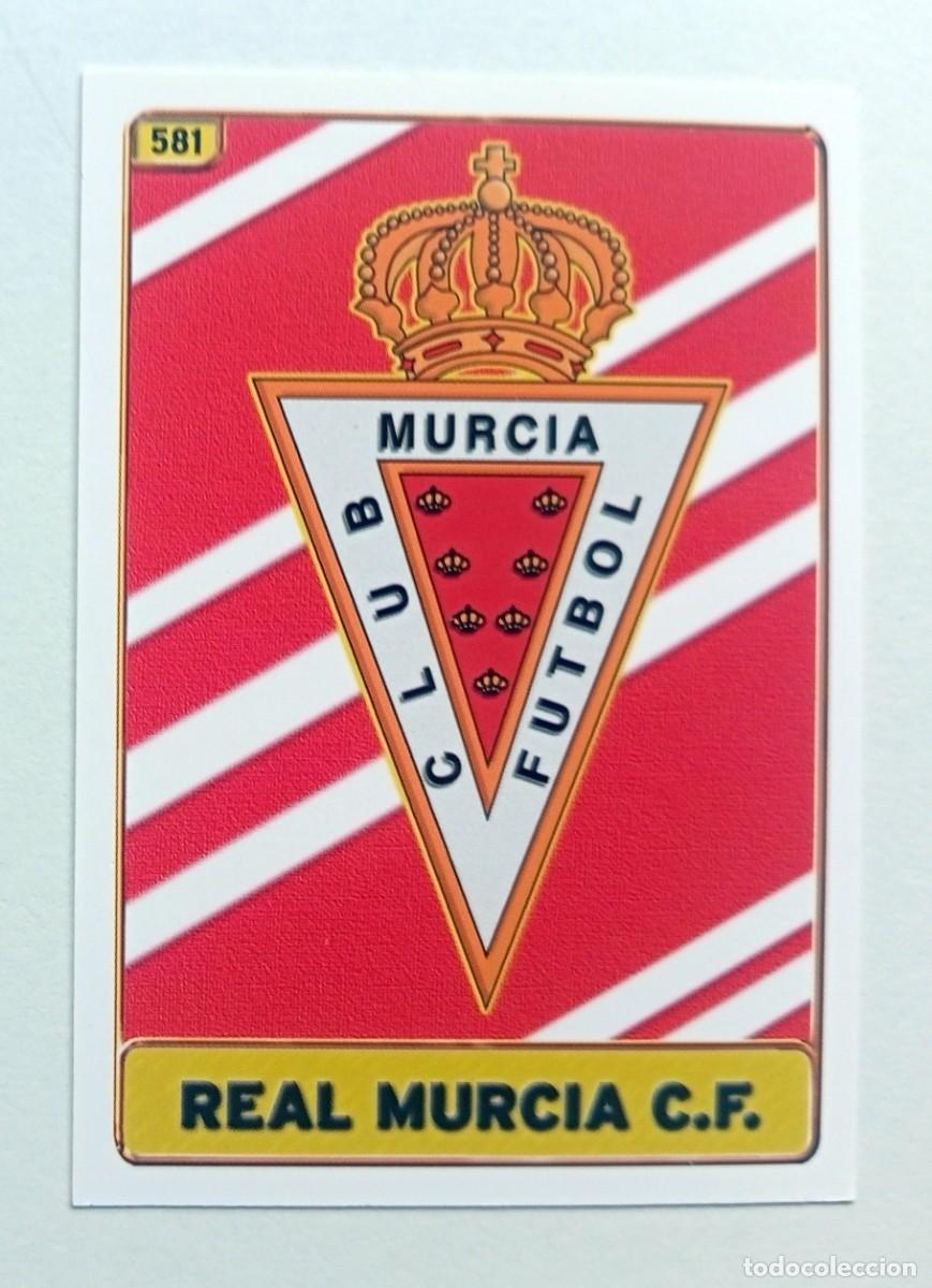 Cromos de f&uacute;tbol: CROMO FUTBOL TRADING CARDS MUNDICROMO 2005: ESCUDO REAL MURCIA C.F.