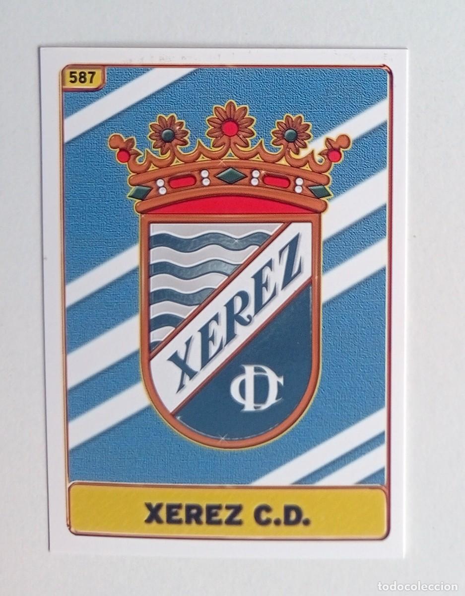 Cromos de f&uacute;tbol: CROMO FUTBOL TRADING CARDS MUNDICROMO 2005: ESCUDO XEREZ C.D.