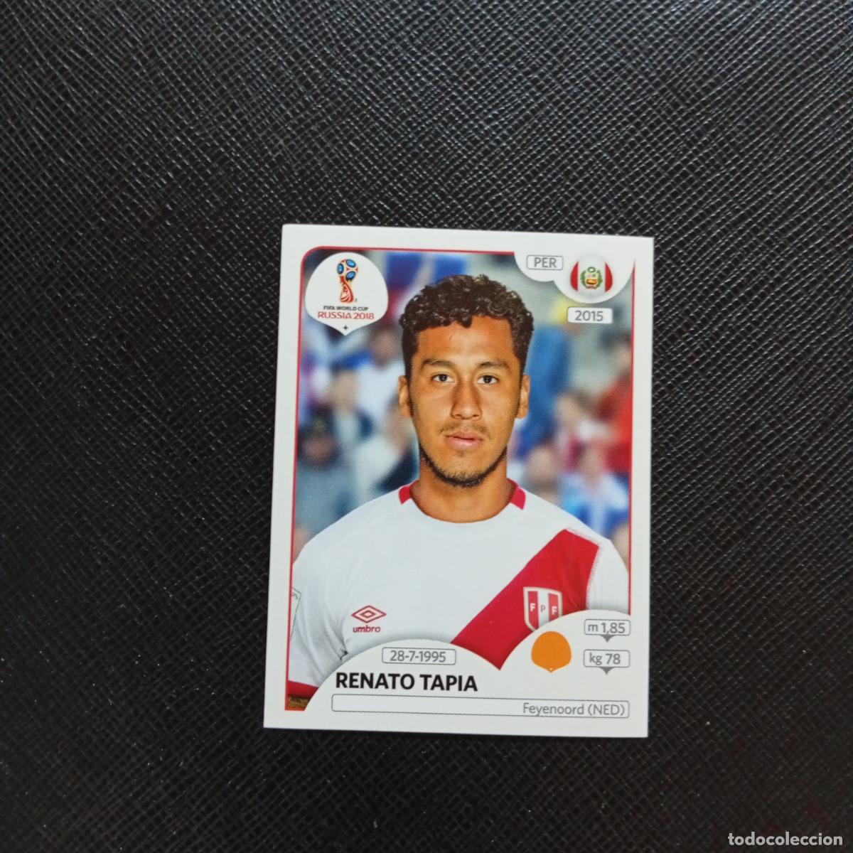 Fu&szlig;ball-Sticker: 243 RENATO TAPIA PERU PANINI MUNDIAL RUSIA 2018 CROMO FUTBOL 18 - SIN PEGAR - CJ2