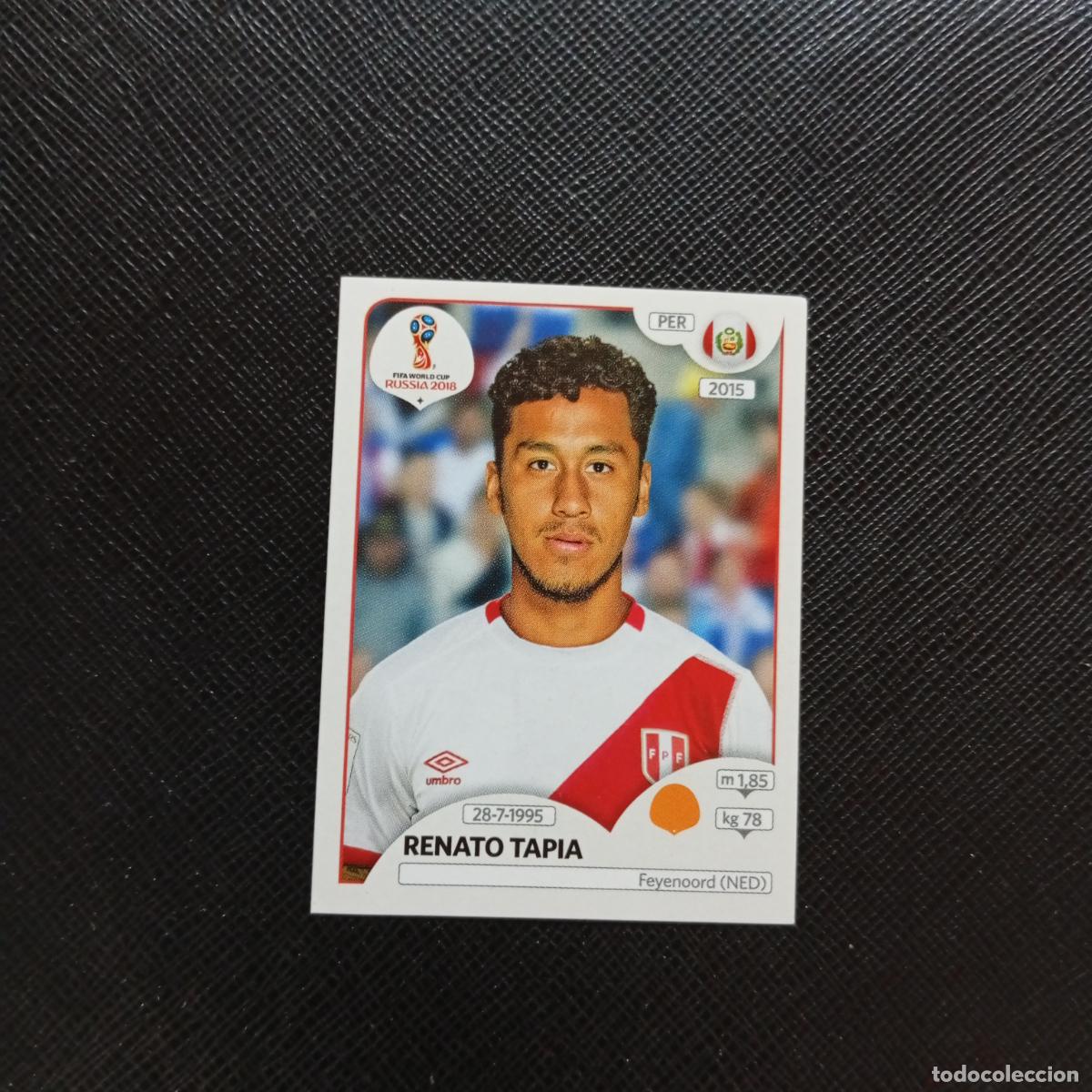 Fu&szlig;ball-Sticker: 243 RENATO TAPIA PERU PANINI MUNDIAL RUSIA 2018 CROMO FUTBOL 18 - SIN PEGAR - CJ2 .