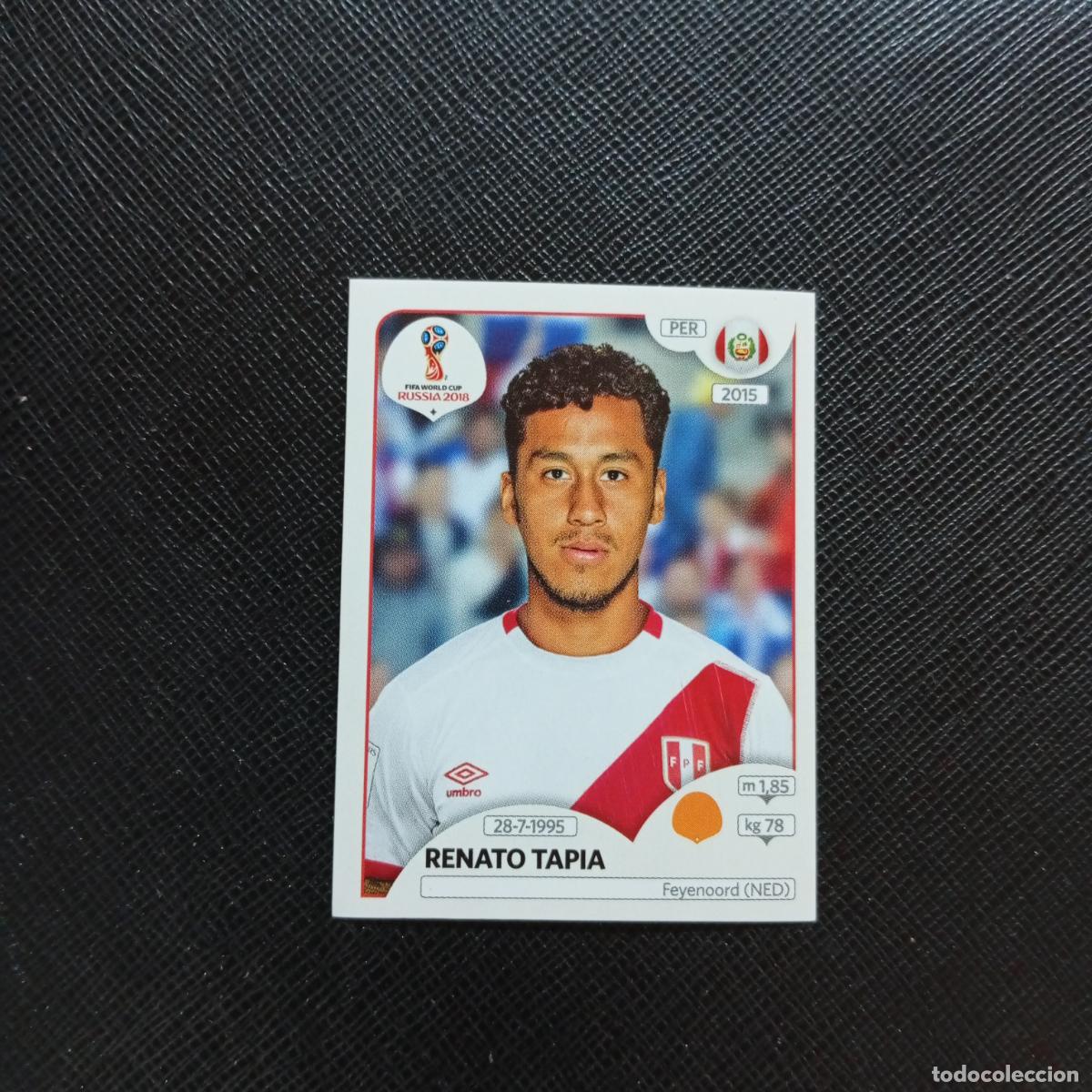 Fu&szlig;ball-Sticker: 243 RENATO TAPIA PERU PANINI MUNDIAL RUSIA 2018 CROMO FUTBOL 18 - SIN PEGAR - CJ2 ..