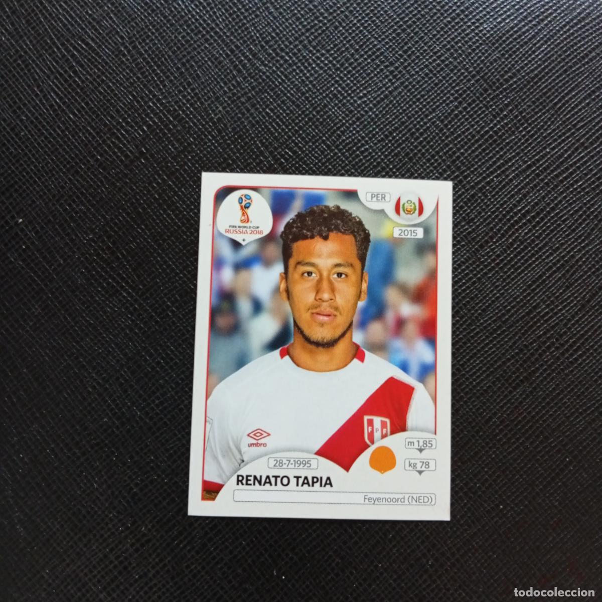 Fu&szlig;ball-Sticker: 243 RENATO TAPIA PERU PANINI MUNDIAL RUSIA 2018 CROMO FUTBOL 18 - SIN PEGAR - CJ2 ..