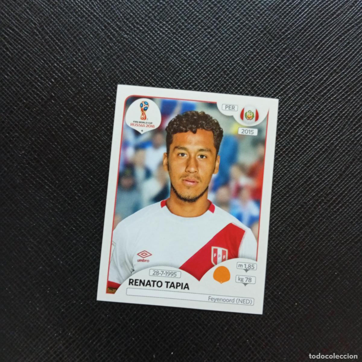 Cartes &agrave; collectionner de Football: 243 RENATO TAPIA PERU PANINI MUNDIAL RUSIA 2018 CROMO FUTBOL 18 - SIN PEGAR - CJ2 ....