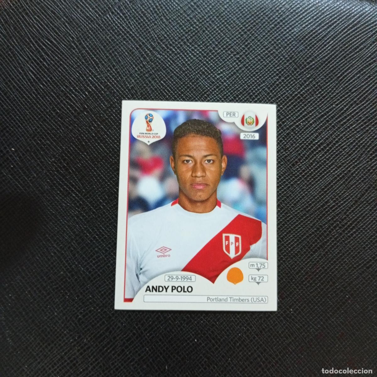 Cartes &agrave; collectionner de Football: 244 ANDY POLO PERU PANINI MUNDIAL RUSIA 2018 CROMO FUTBOL 18 - SIN PEGAR - CJ2 .