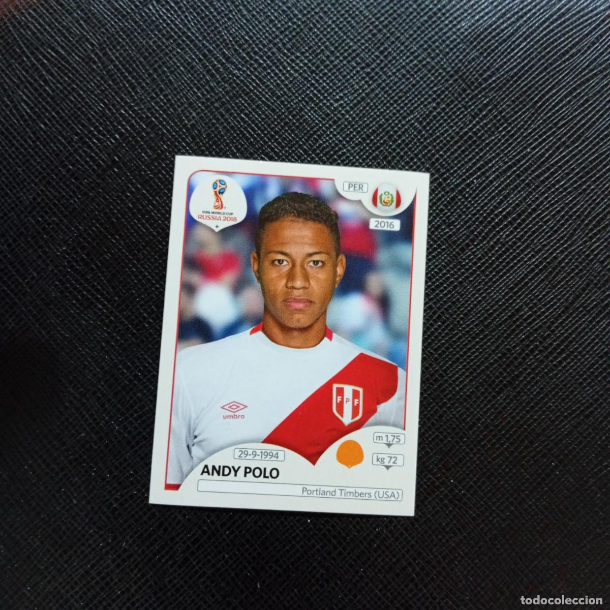 Cartes &agrave; collectionner de Football: 244 ANDY POLO PERU PANINI MUNDIAL RUSIA 2018 CROMO FUTBOL 18 - SIN PEGAR - CJ2 ..