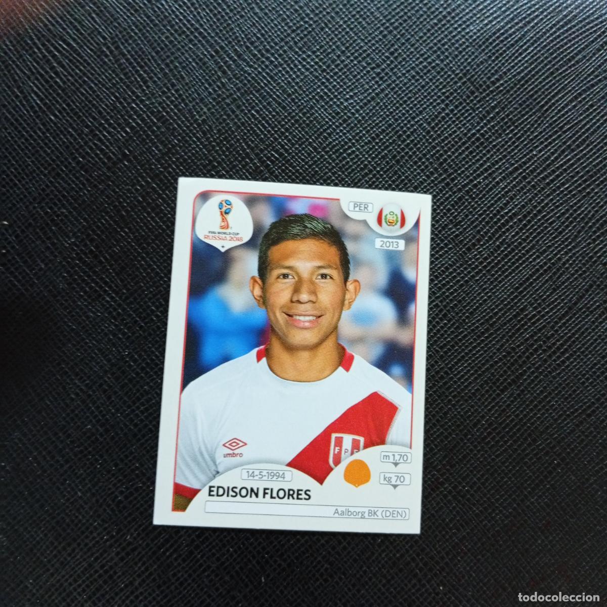 Figurine di Calcio: 246 EDISON FLORES PERU PANINI MUNDIAL RUSIA 2018 CROMO FUTBOL 18 - SIN PEGAR - CJ2 ..