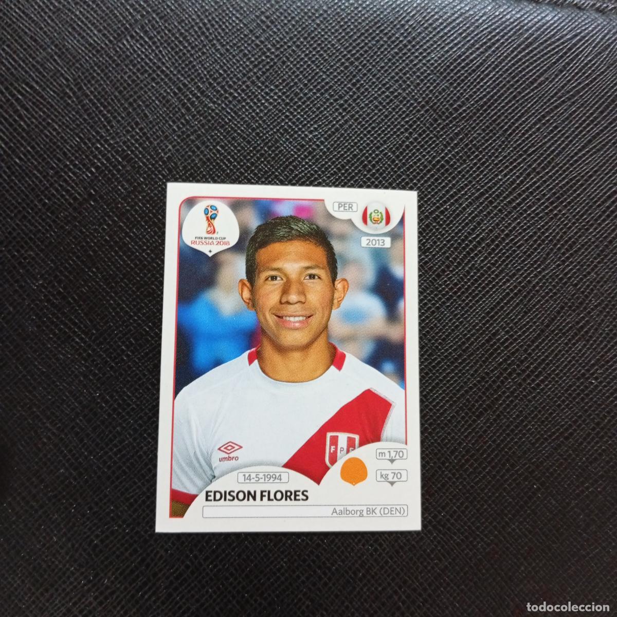 Figurine di Calcio: 246 EDISON FLORES PERU PANINI MUNDIAL RUSIA 2018 CROMO FUTBOL 18 - SIN PEGAR - CJ2 ..