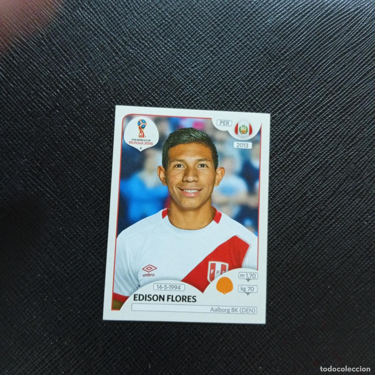 Figurine di Calcio: 246 EDISON FLORES PERU PANINI MUNDIAL RUSIA 2018 CROMO FUTBOL 18 - SIN PEGAR - CJ2 ...